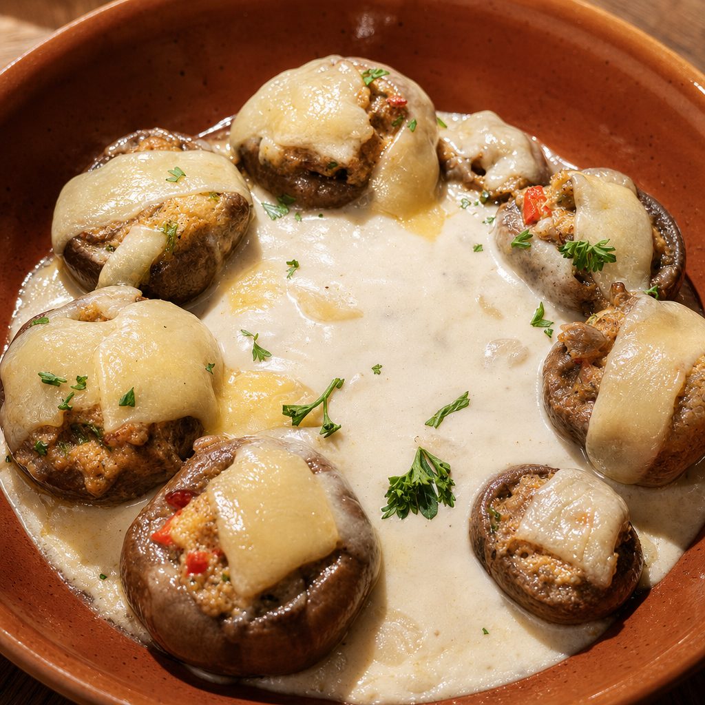 Stuffed Mushrooms.