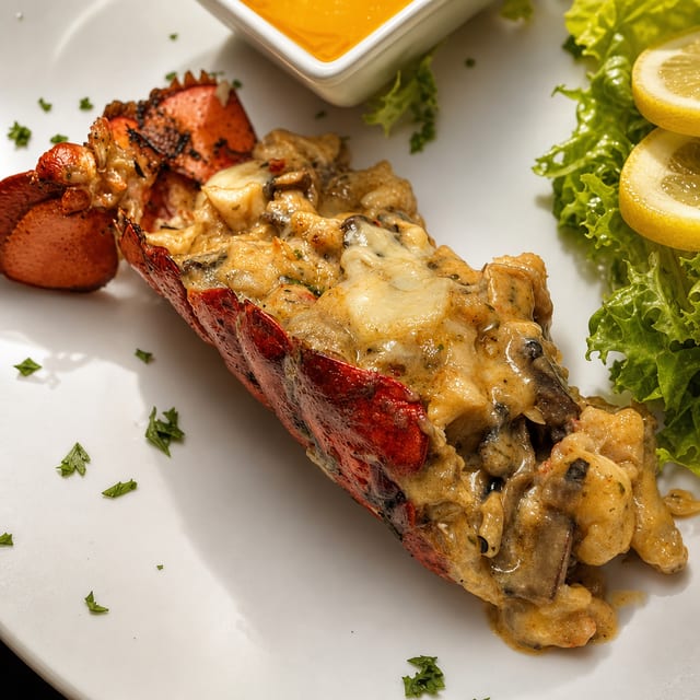 One Tail - Lobster Thermidor.