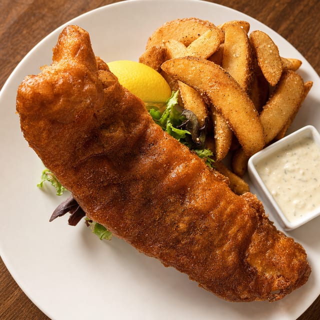 Fish and Chips.