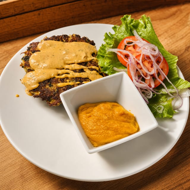 Crab Cake Sandwich.