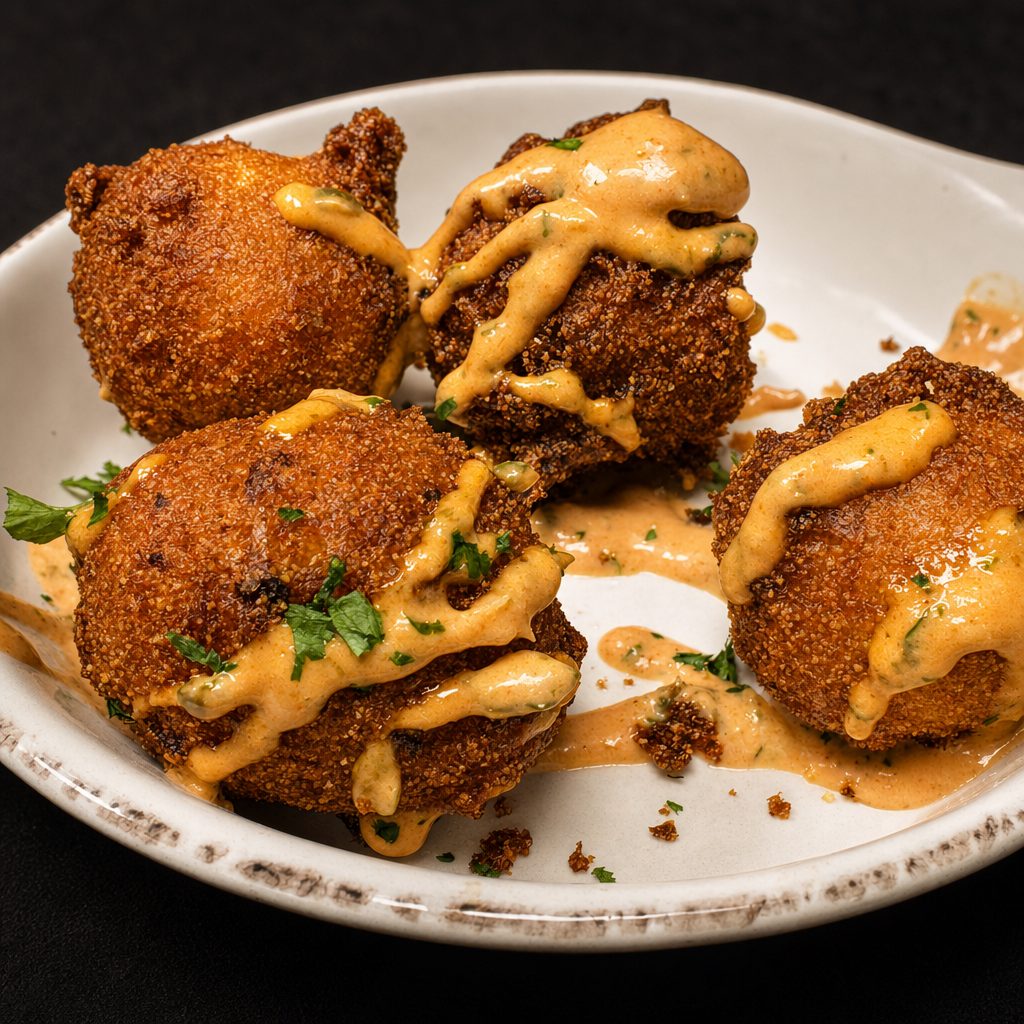 Bacon & Corn Hushpuppies.